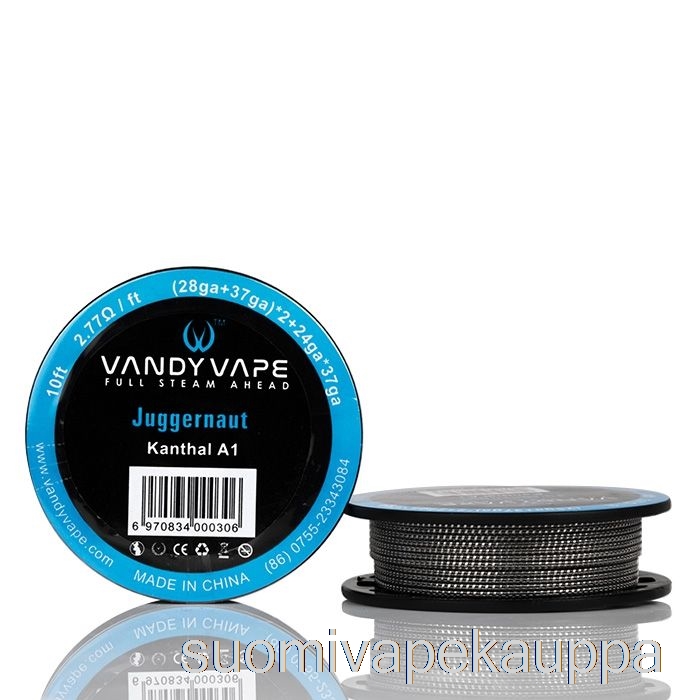 Vape Box Vandy Vape Erikoislankakelat Ka1 Juggernaut - (28ga+37ga)*2+24ga*37ga - 10ft - 2,77ohm